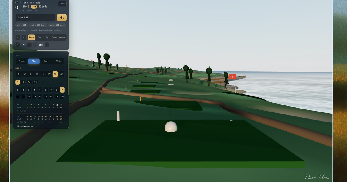 Pebble Beach Golf Simulator